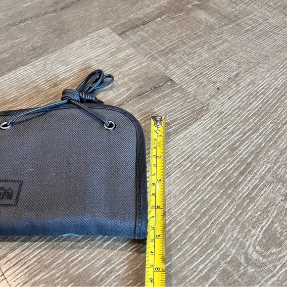REI Dark Gray With Peacock Crossbody Mini Purse - Picture 4 of 6